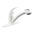 Dura Faucet DESIGNER PULL-OUT RV KITCHEN FAUCET - WHITE DF-NMK852-WT